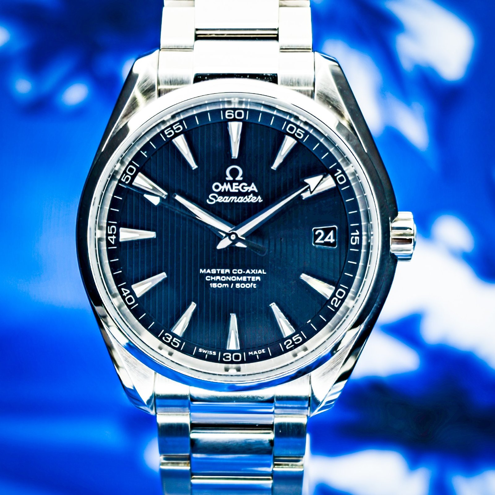 1784007436381-ba-6UBsY-1.jpg Omega Aqua Terra Seamaster 150m Master Co-Axial 41.5 Stainless Steel "James Bond Spectre" Blue — photo 1