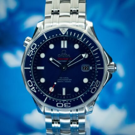 Omega Seamaster Diver 300M Blue No Wave Co-Axial 41 Stainless Steel / Blue No-Wave / Bracelet / Ceramic — photo 1
