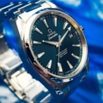Omega Seamaster Aqua Terra 41.5 Verticle Spectre Seamaster 150m Master Co-Axial 41.5 Stainless Steel / Blue / Bracelet — photo 5