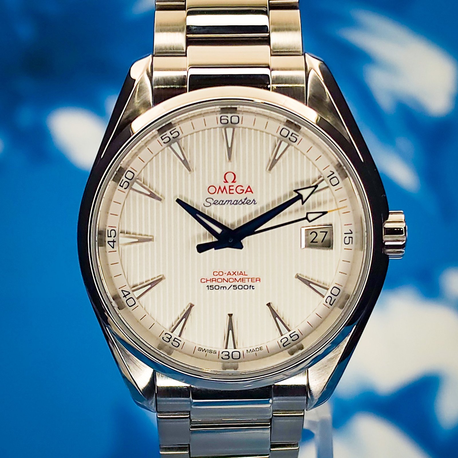 1787529568884-q3Q1U83V.jpg Omega Aqua Terra Seamaster 150M Co-Axial 41.5 Stainless Steel / Silver / Bracelet / Golf Edition — photo 1