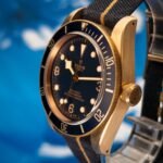 Tudor Black Bay Heritage Bronze / Bucherer Blue / Leather + Fabric — photo 3