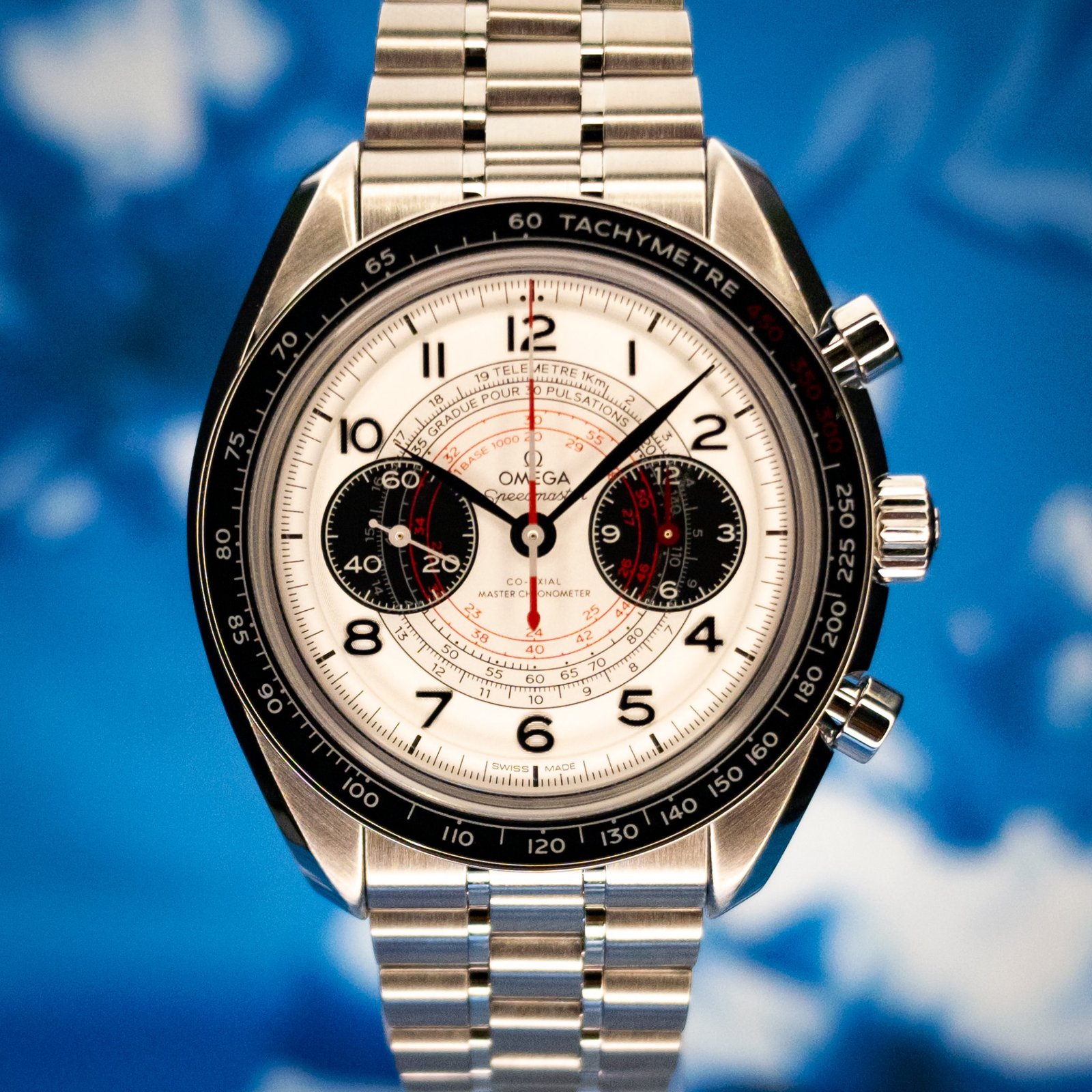 1789664708333-QaZwwzLm-4.jpg Omega Speedmaster Chronoscope "Snail Dial" Master Chronometer Stainless Steel / Panda / Bracelet — photo 1